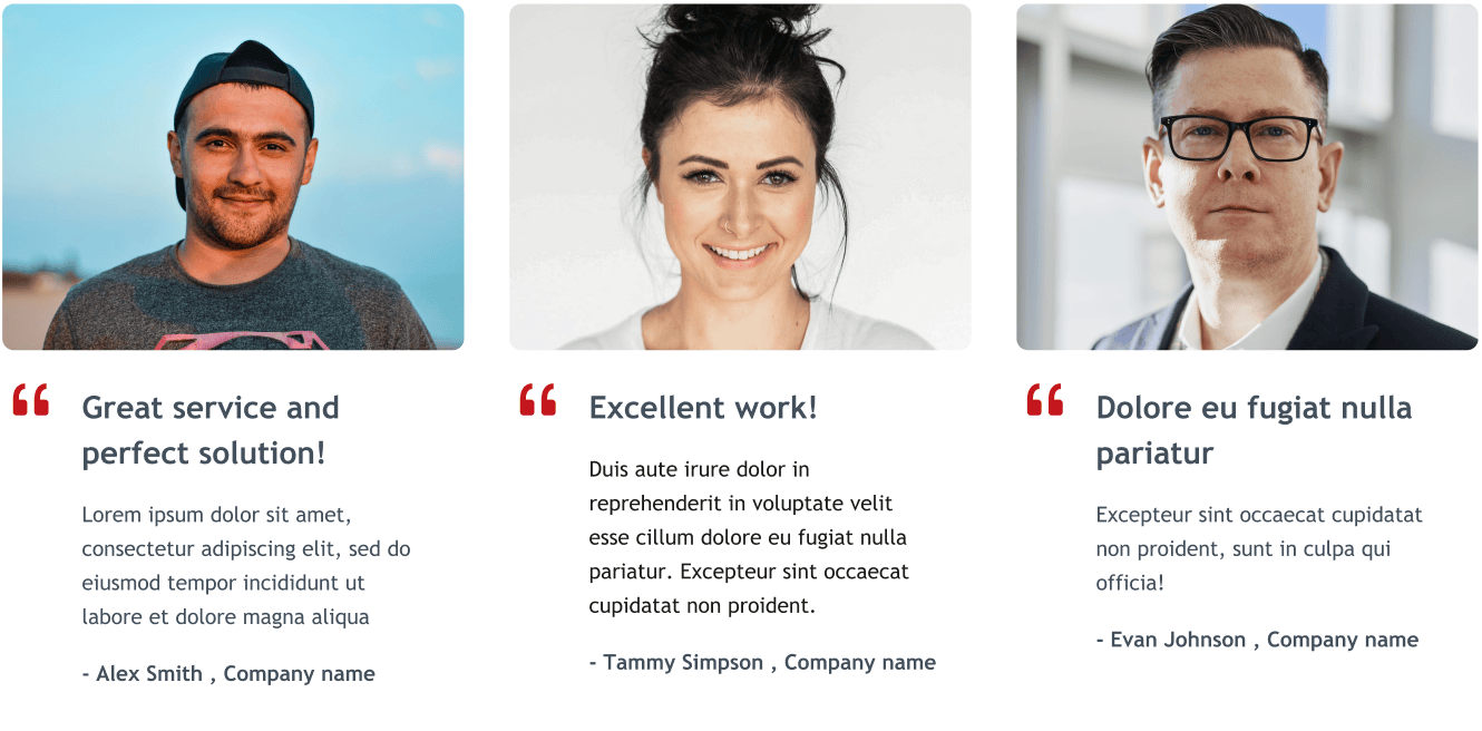 Testimonials